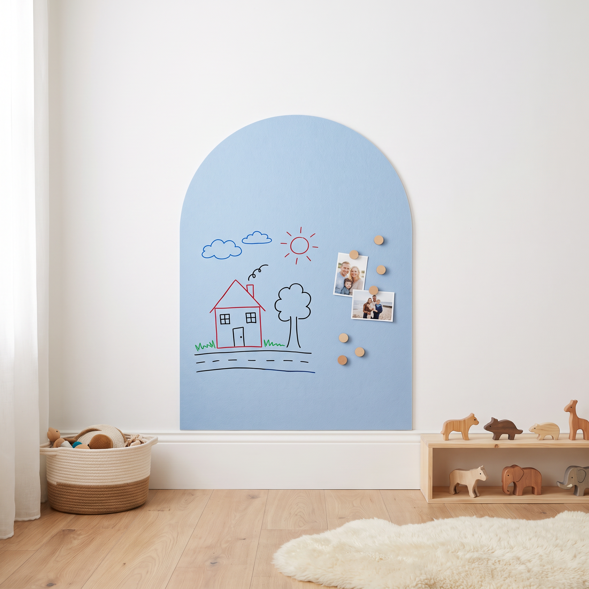 Arche Magnétique Décorative bleue