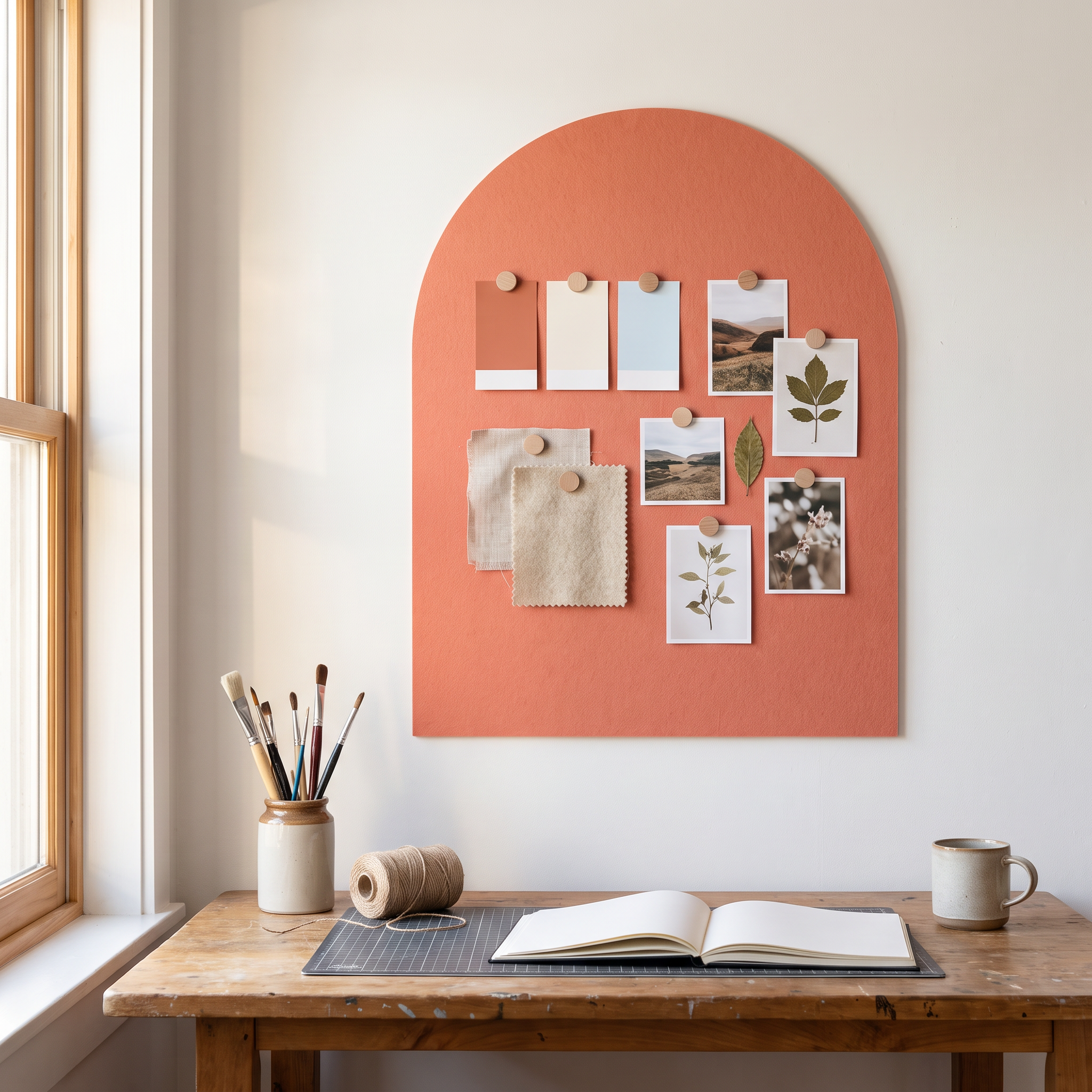 Arche corail utilisée comme moodboard